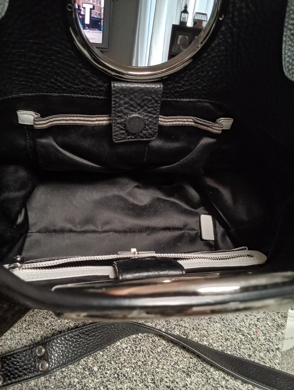 Henri Bendel Leather Handbag - Picture 5 of 6